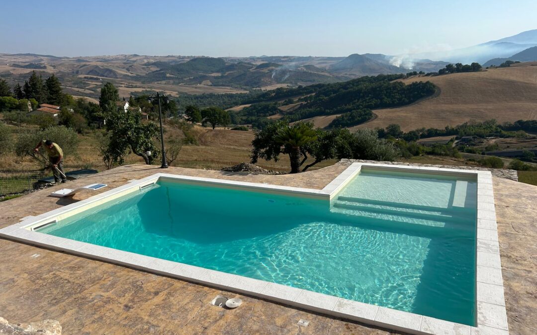 Collaudo piscina : successivo alla realizzazione e posa in opera .